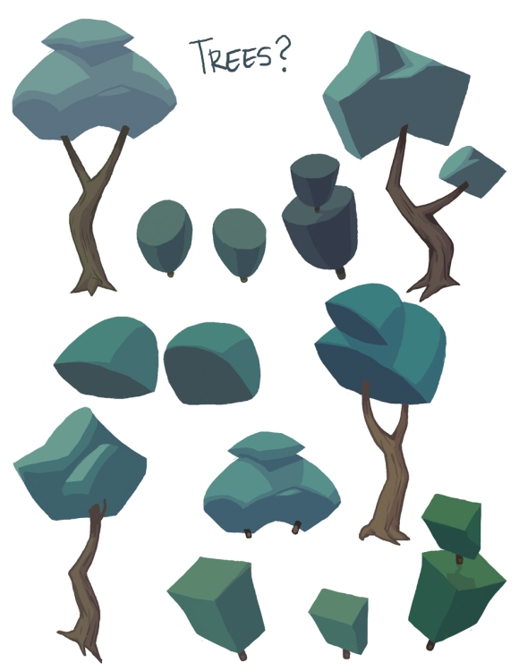Low Poly Trees